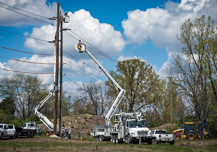 Stone City Pole Lines utility work