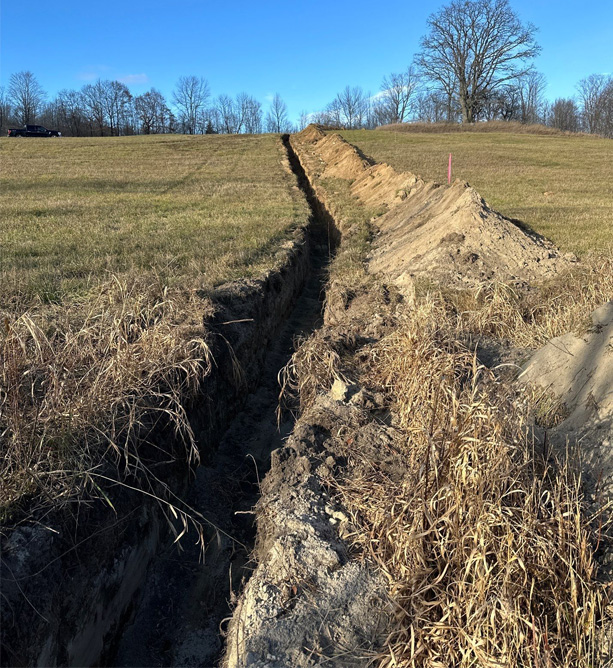 Site conditions for hydro pole and utility work