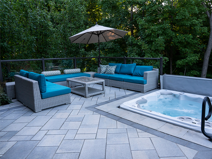 Slipery Slope: Patio & Hot Tub Install