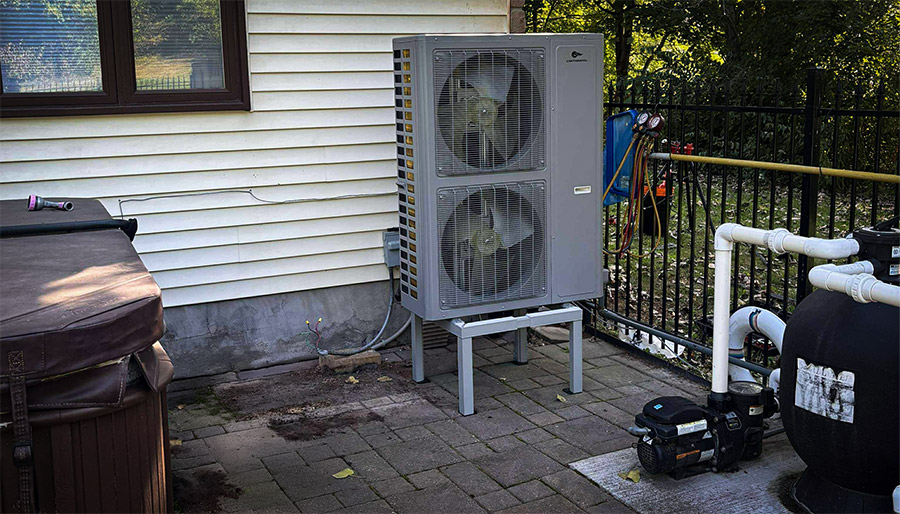 Cold-Climate Heat Pump. Propane Backup. Airflow Corrected.